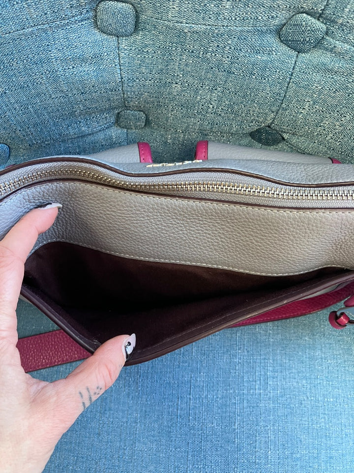 Coach, grey+, handbag, Medium