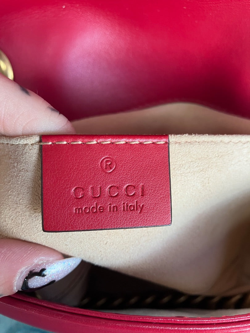 Gucci, red, Handbag, Small