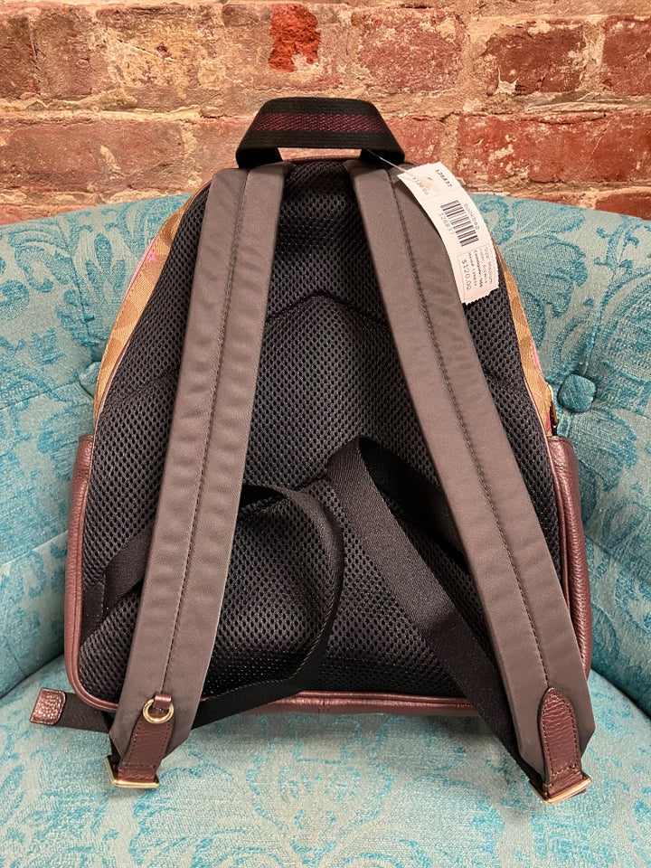 Brown+ Coach bookbag, Medium