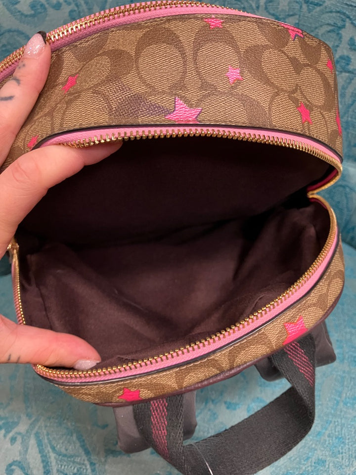 Brown+ Coach bookbag, Medium