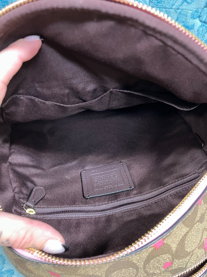 Brown+ Coach bookbag, Medium