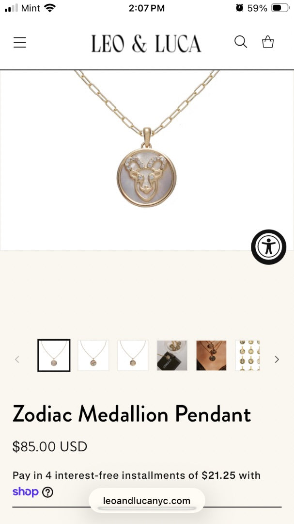loe+luca, Gold, Necklace, Medium