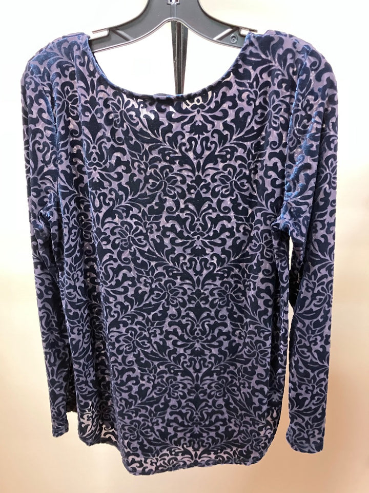 Blue karen kane Top, Large