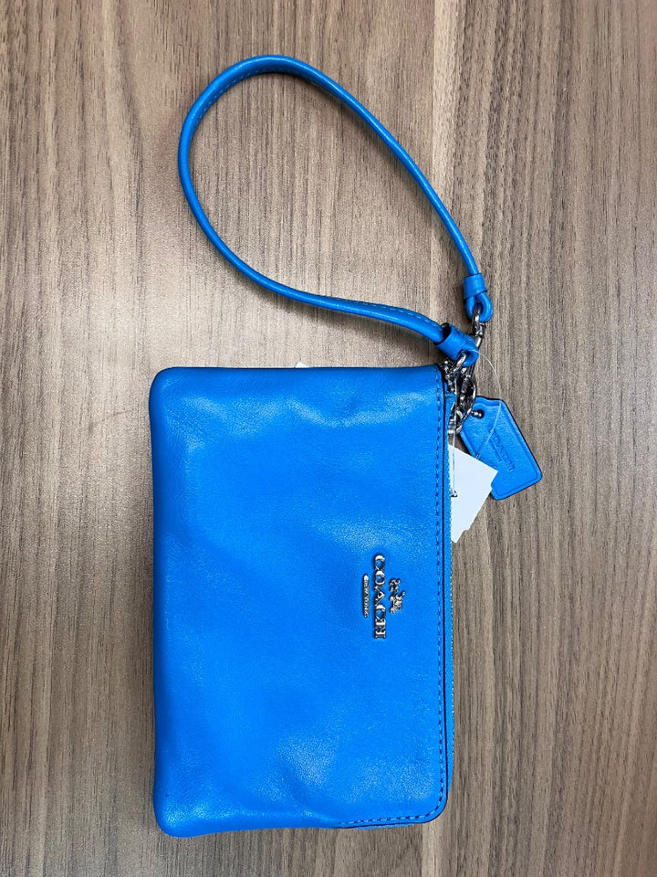 Coach, Blue, wristlet, Small