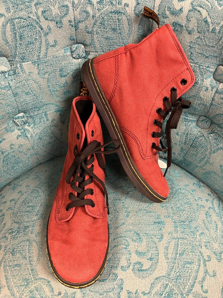 red Dr Marten sneaker, 8