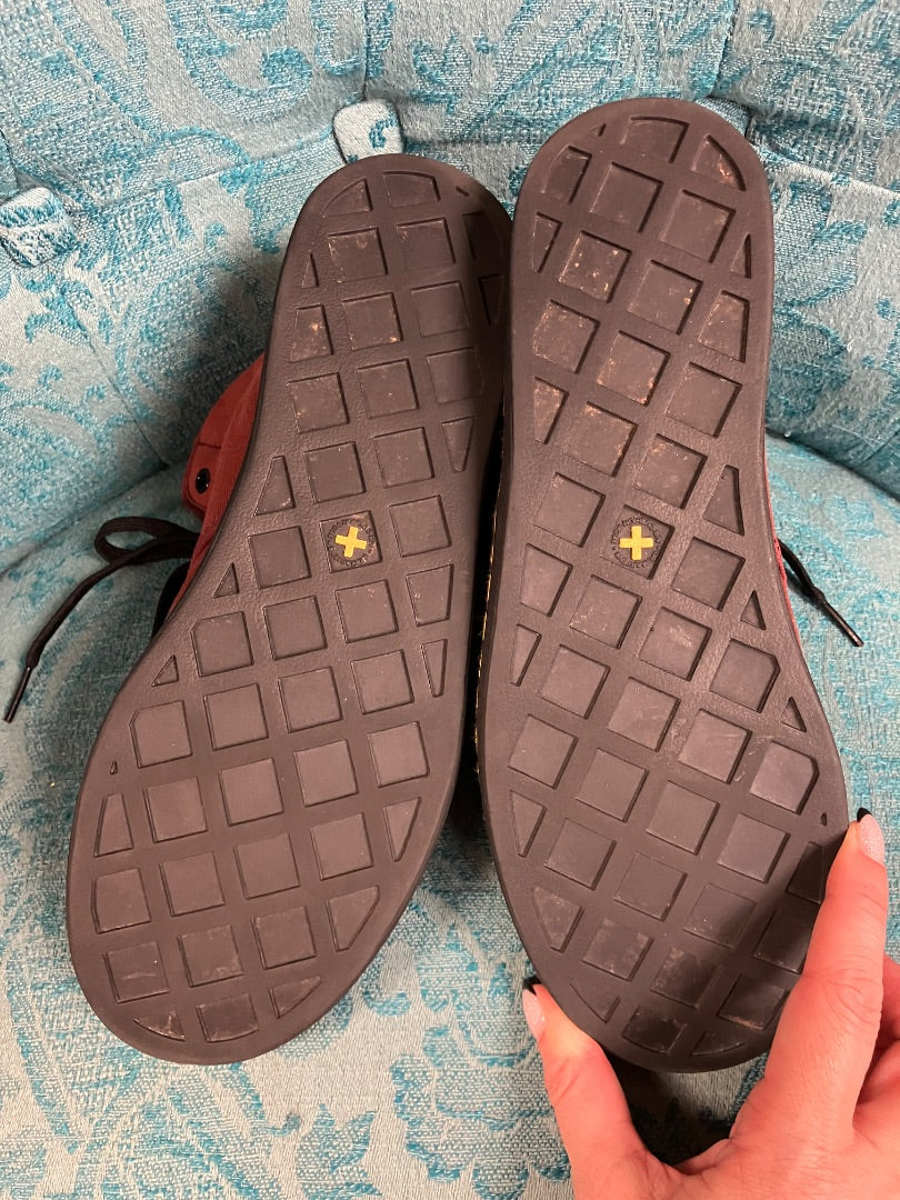 red Dr Marten sneaker, 8