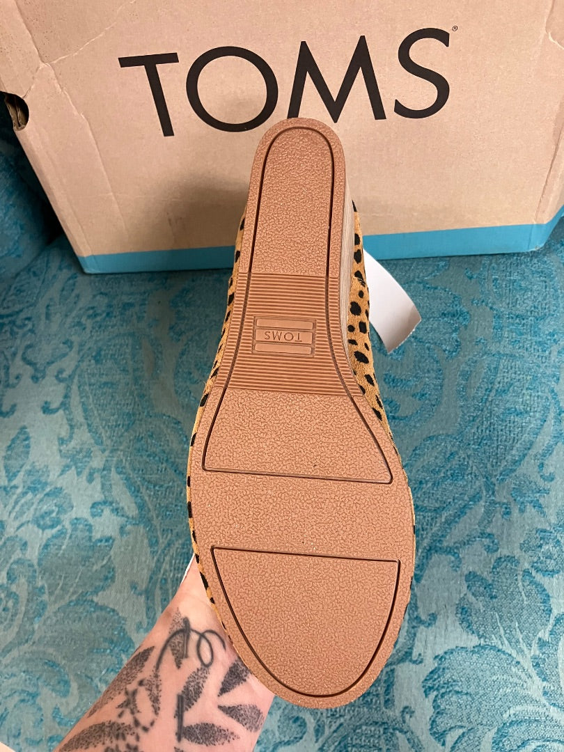 Orange+ toms boot, 7.5