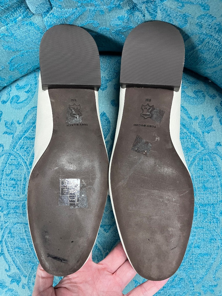 Tory Burch, tan, flats, 8