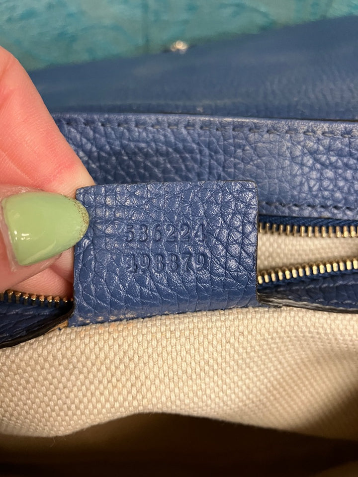 Blue Gucci Handbag, Small