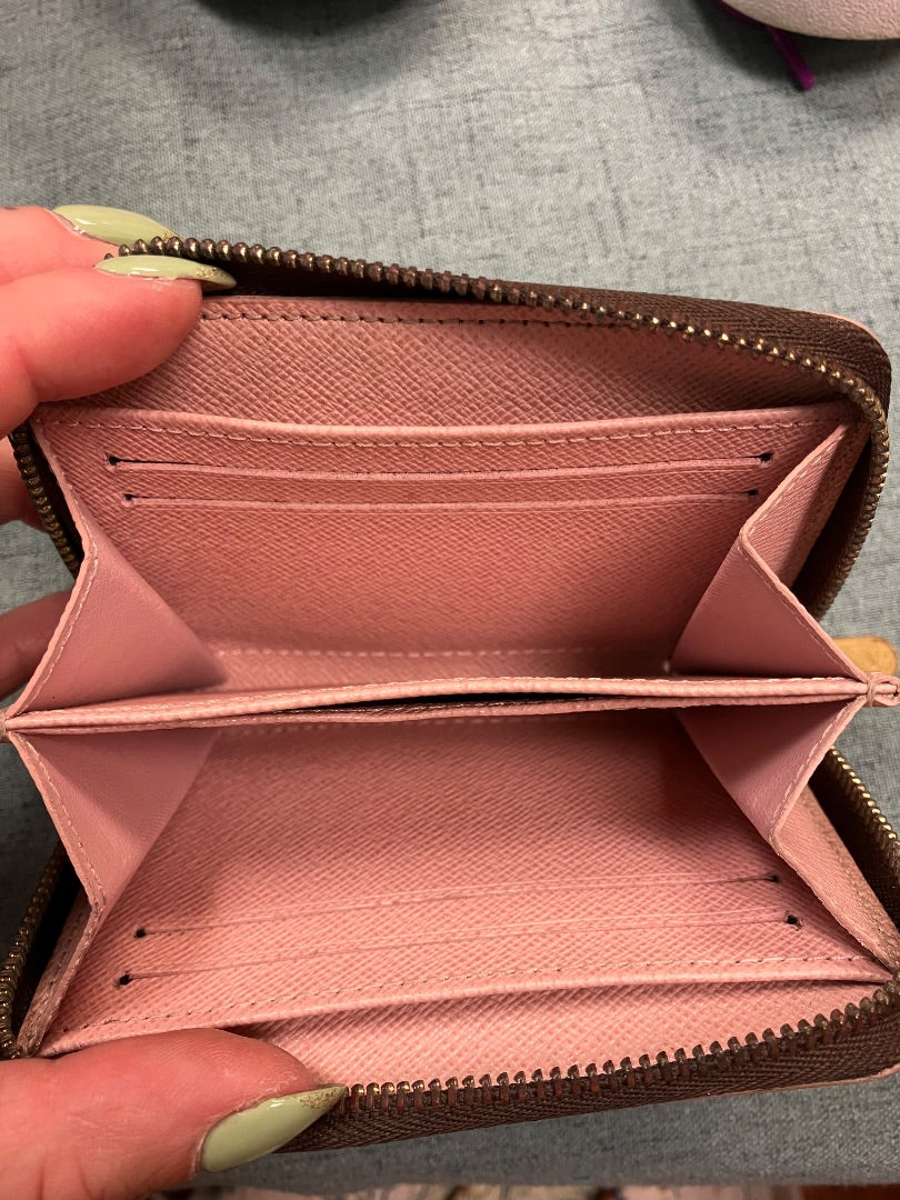 Brown Louis Vuitton wallet, Small