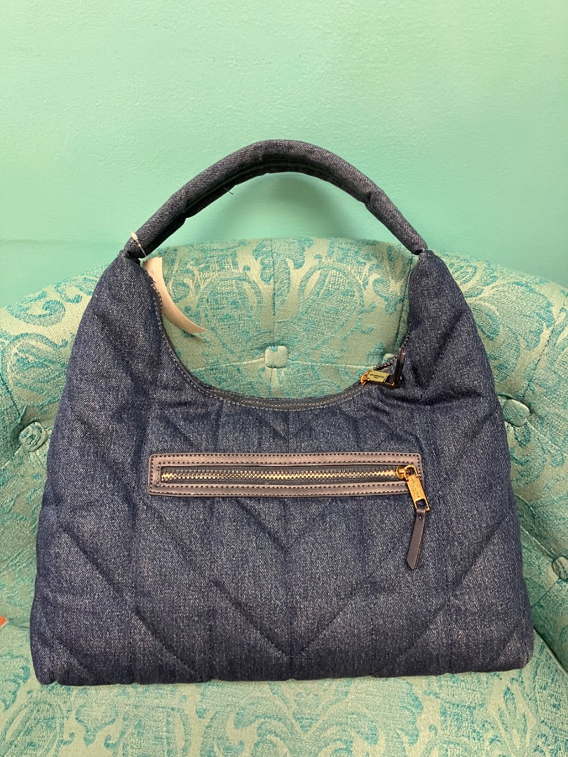 blue karl lagerfeld Handbag, Large