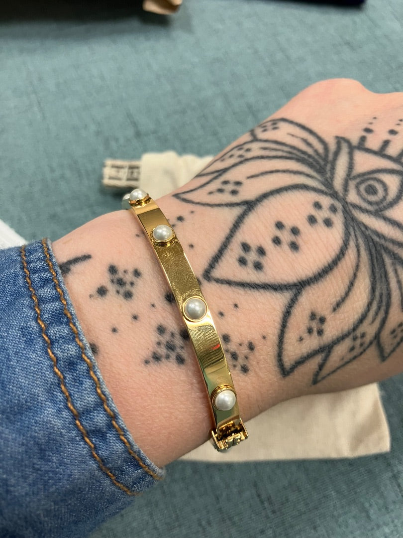 Gold Tory Burch Bracelet, Small