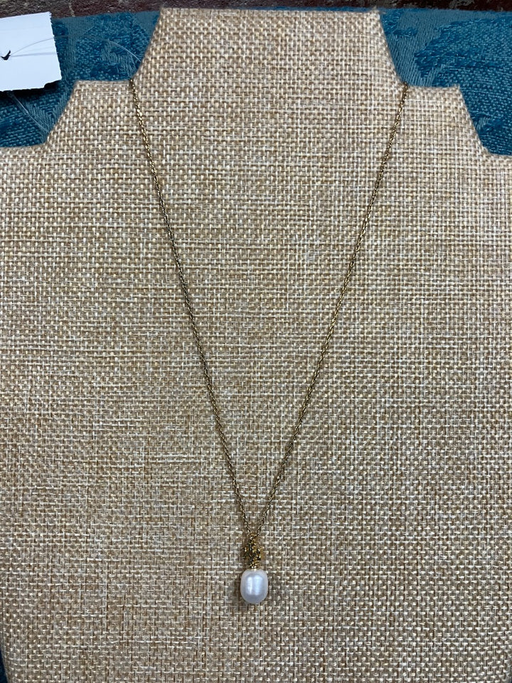 Gold Tory Burch Necklace, Small