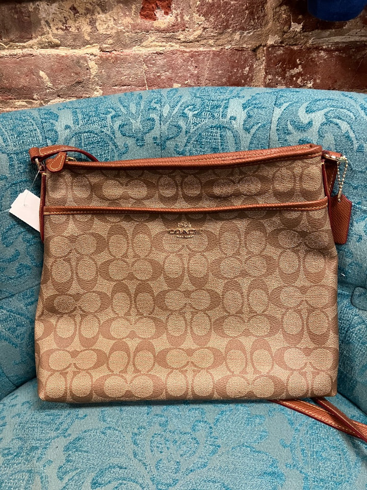 Brown+ Coach Handbag, Medium