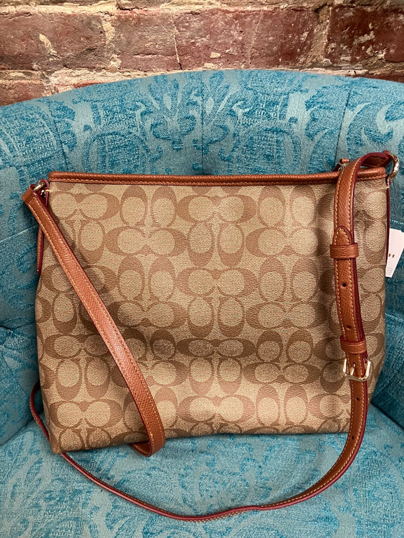 Brown+ Coach Handbag, Medium