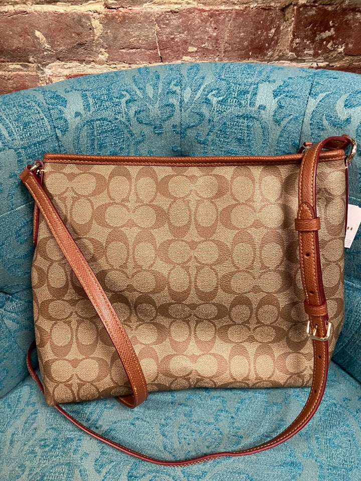Brown+ Coach Handbag, Medium