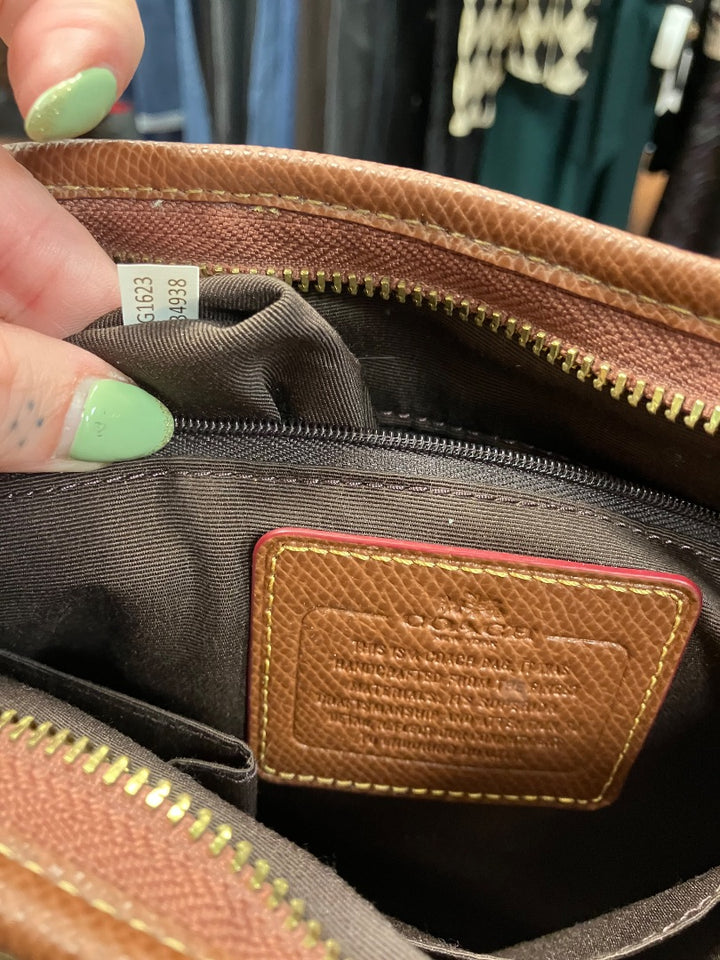 Brown+ Coach Handbag, Medium