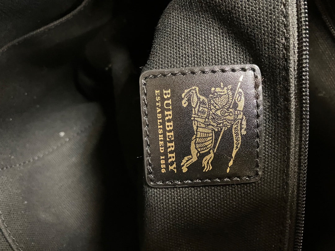 Black Burberry Handbag, Medium
