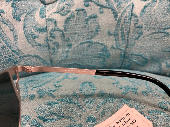 Silver versace sunglasses, Medium