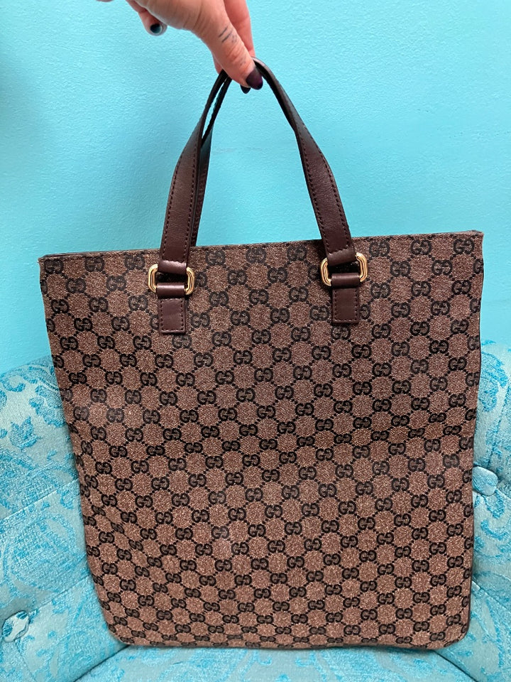Brown+ Gucci handbag, Medium