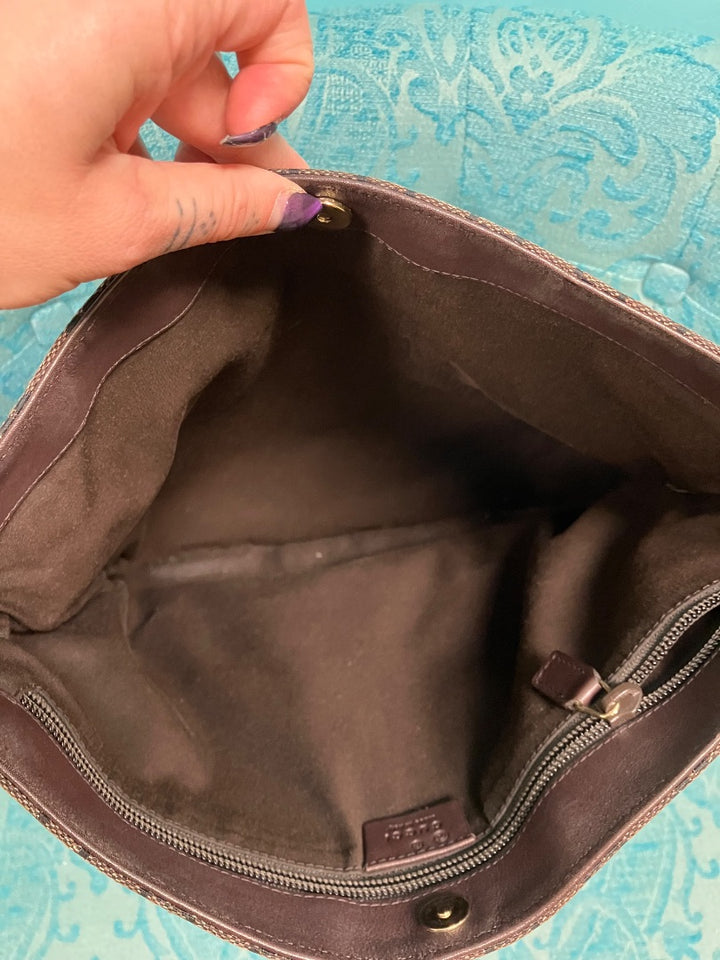 Brown+ Gucci handbag, Medium