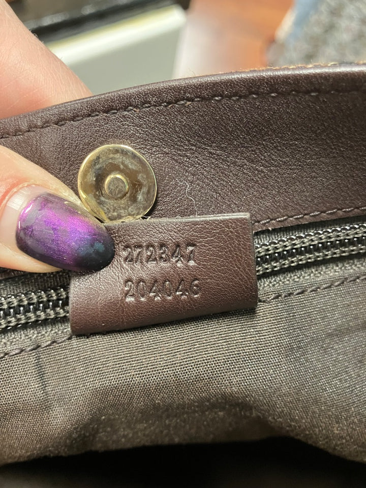 Brown+ Gucci handbag, Medium