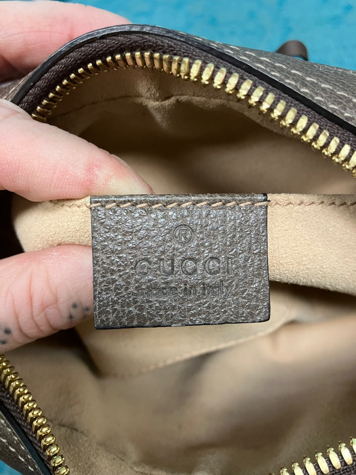 Brown+ Gucci Handbag, Medium