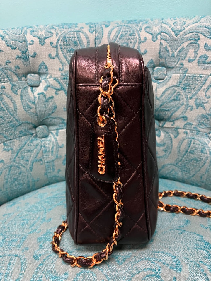 Black Chanel Handbag, Medium