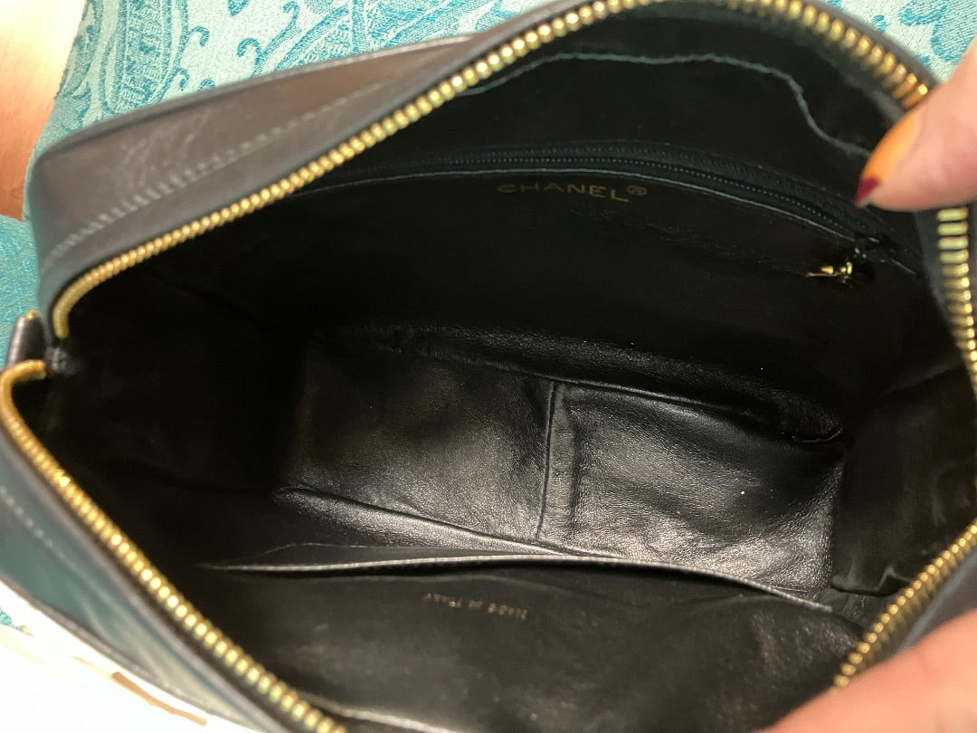 Black Chanel Handbag, Medium