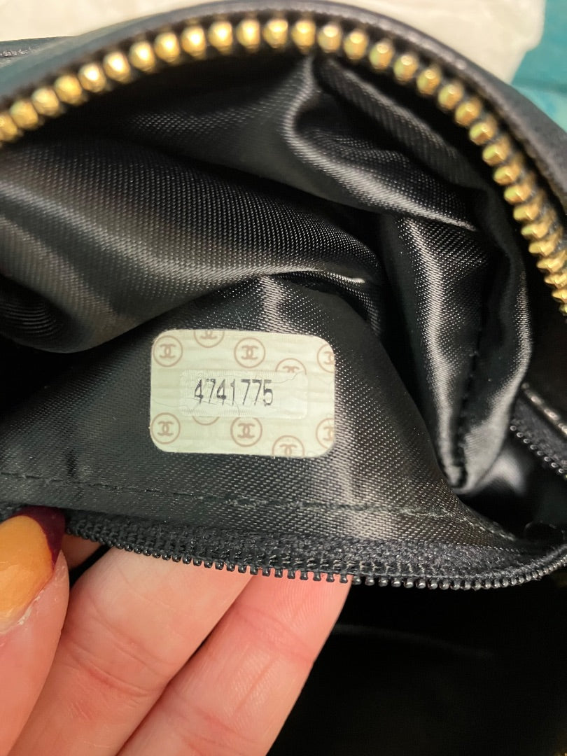 Black Chanel Handbag, Medium