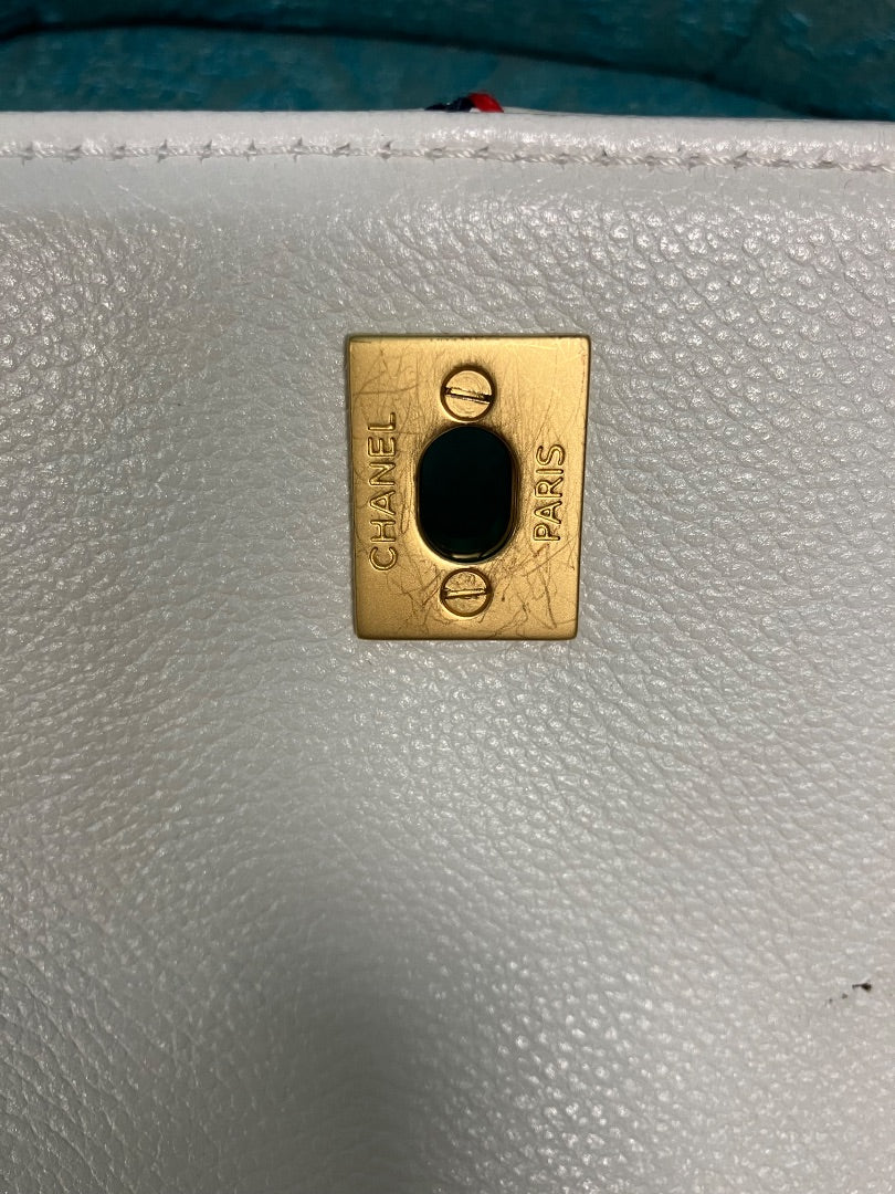 white+ Chanel Handbag, Medium