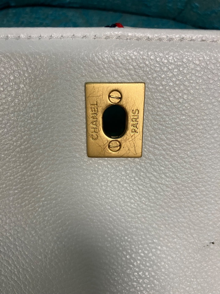 white+ Chanel Handbag, Medium