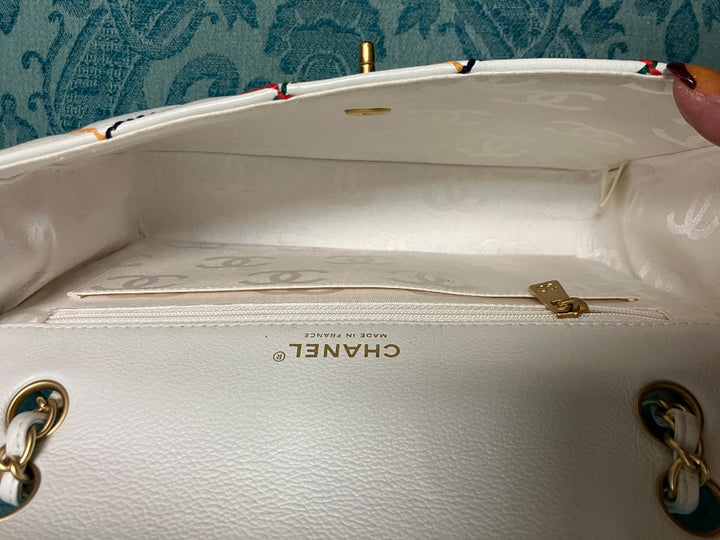 white+ Chanel Handbag, Medium
