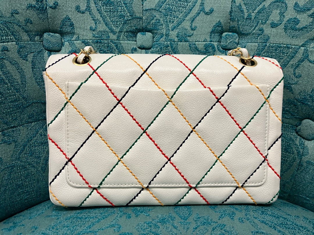 white+ Chanel Handbag, Medium