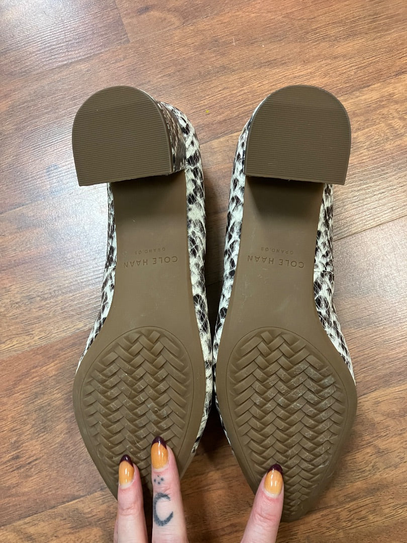 Tan+ cole haan pump, 7