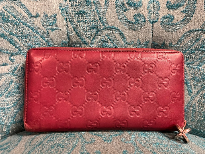 Burgundy Gucci wallet, Medium