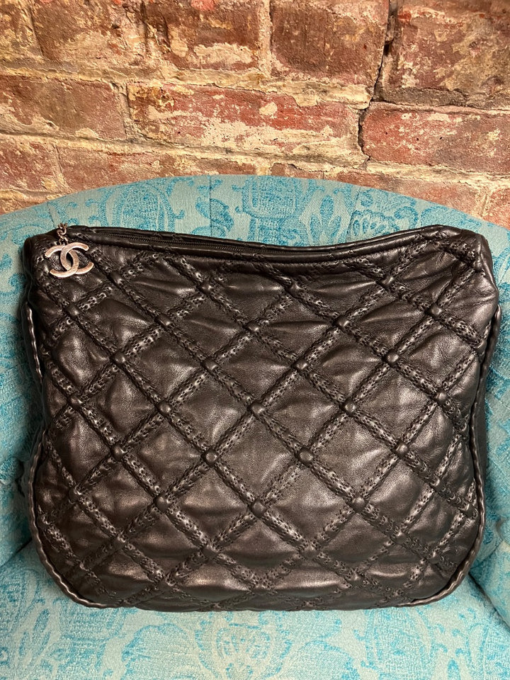 Black Chanel Handbag, Large
