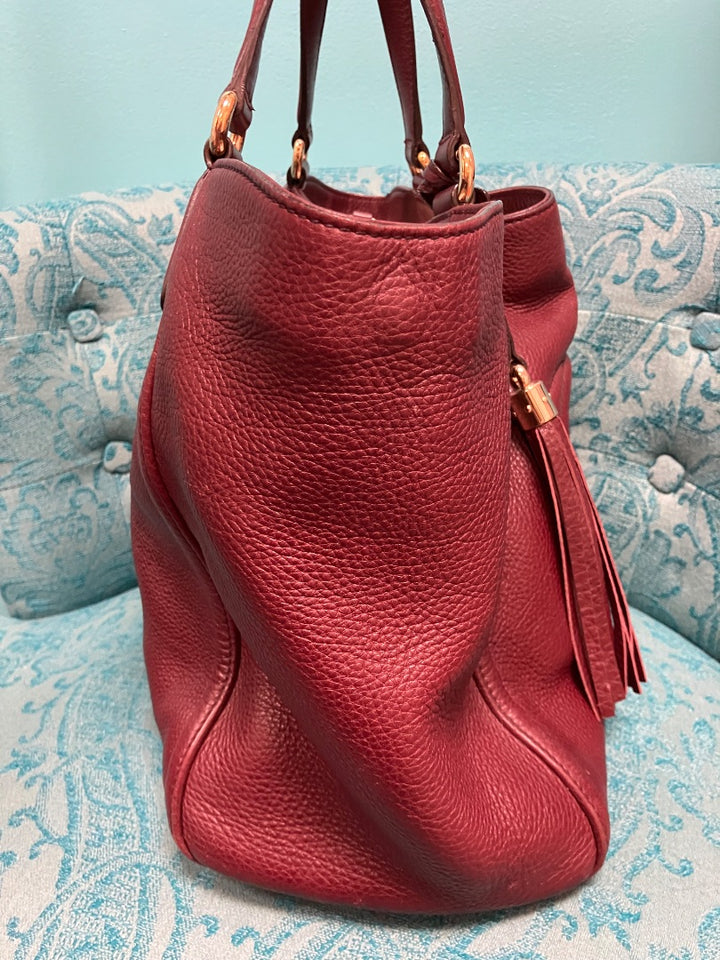 Maroon Gucci Handbag, Large