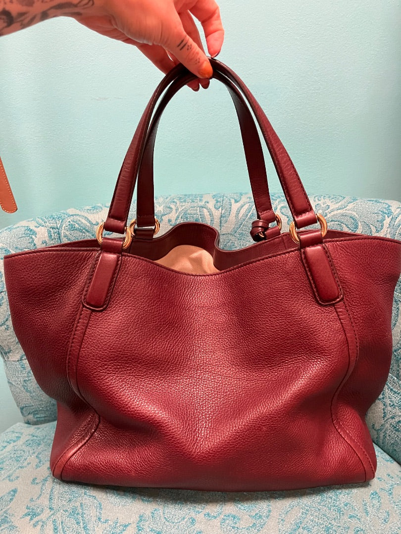Maroon Gucci Handbag, Large