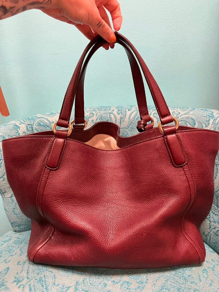 Maroon Gucci Handbag, Large