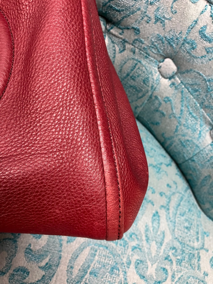 Maroon Gucci Handbag, Large