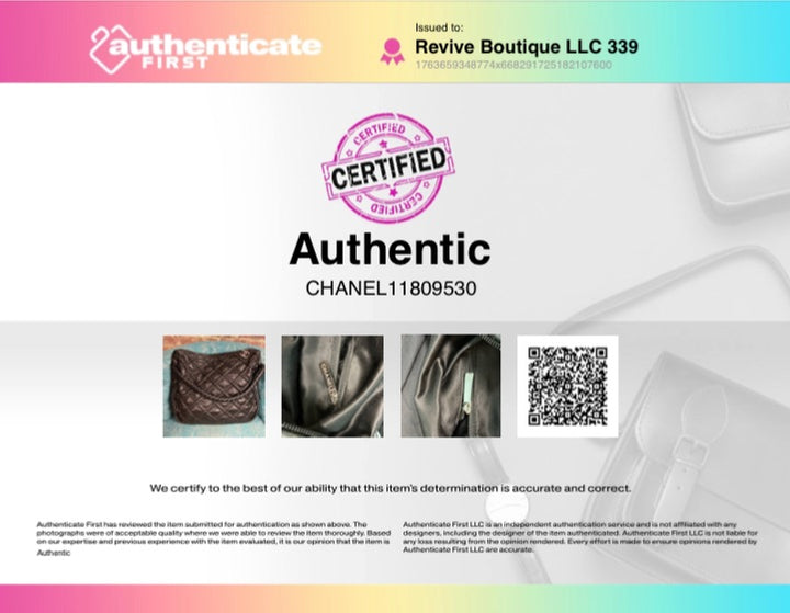 Black Chanel Handbag, Large