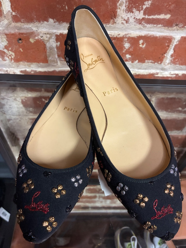 Black+ Christian Louboutin flats, 6