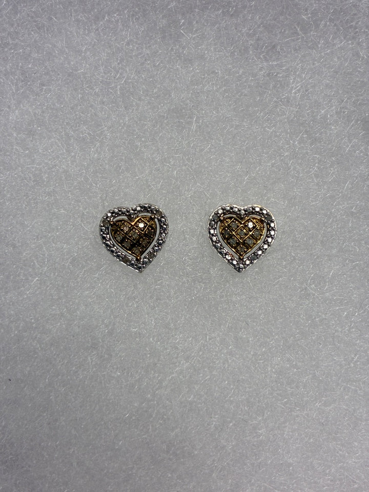 gold 925 Earrings, XS