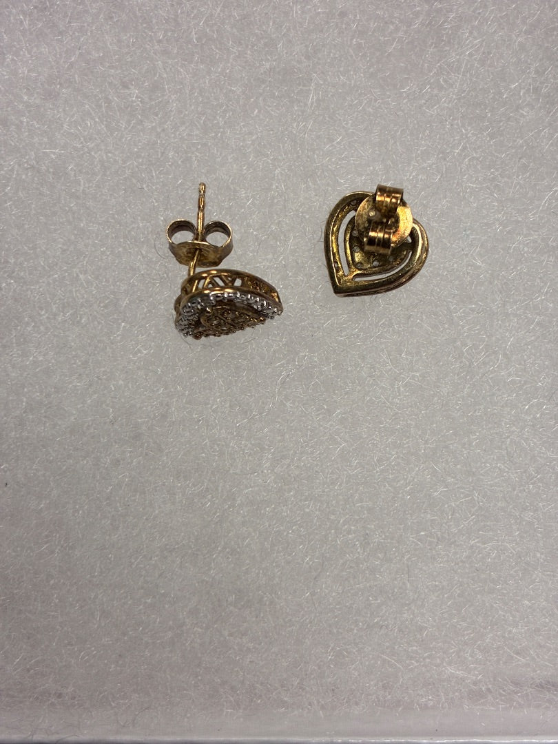 gold 925 Earrings, XS