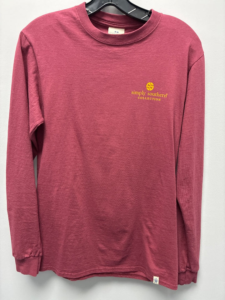 simply southern, pink,-Top, Small