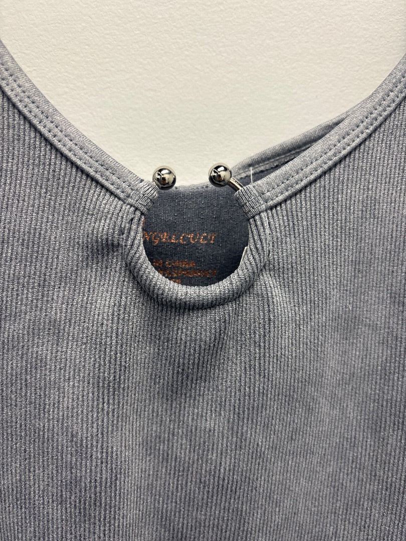 angelcut, Grey, Top, Large