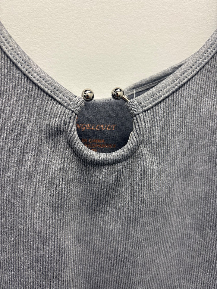 angelcut, Grey, Top, Large