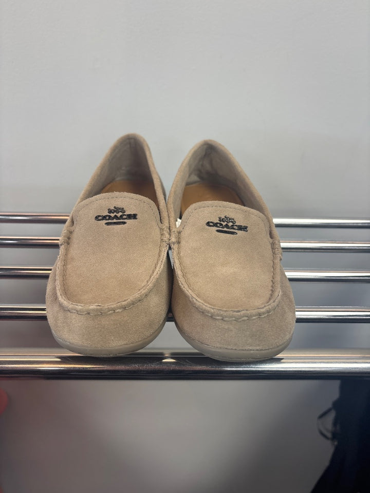 Coach, tan, loafer, 7.5