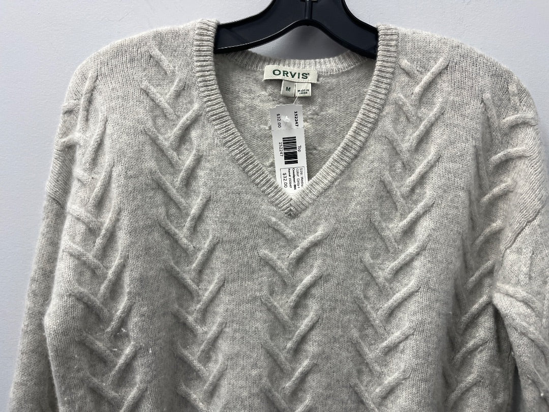 Orvis, Grey+, Sweater, Medium